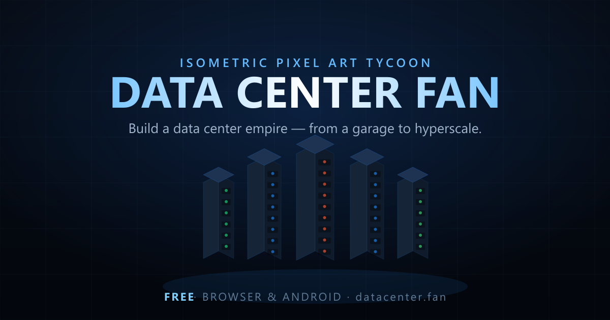 Oficjalna grafika okładkowa Data Center Fan